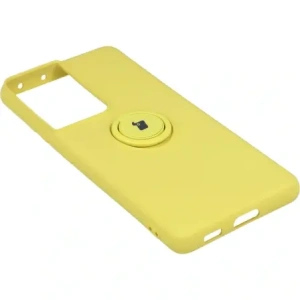 Hurtownia GSM - Bizon Case inel din silicon Samsung Galaxy S21 Ultra galben - BIZ7739 - {ean13} - Hurt