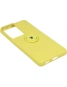 Hurtownia GSM - Etui Bizon Case Silicone Ring do Samsung Galaxy S21 Ultra żółte - BIZ7739 - {ean13} - Hurt