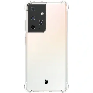 Hurtownia GSM - Bizon Case Clear Pack husă + 2x folie de protecție pentru ecran + protecție pentru lentilă Samsung Galaxy S21 Ultra clar - BIZ1539 - {ean13} - Hurt