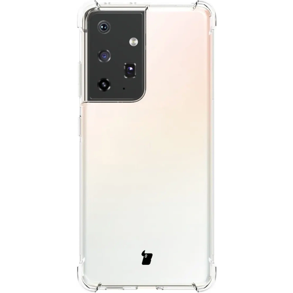 Hurtownia GSM - Bizon Case Clear Pack tok + 2x kijelzőfólia + lencsevédő Samsung Galaxy S21 Ultra átlátszó - BIZ1539 - {ean13} - Hurt