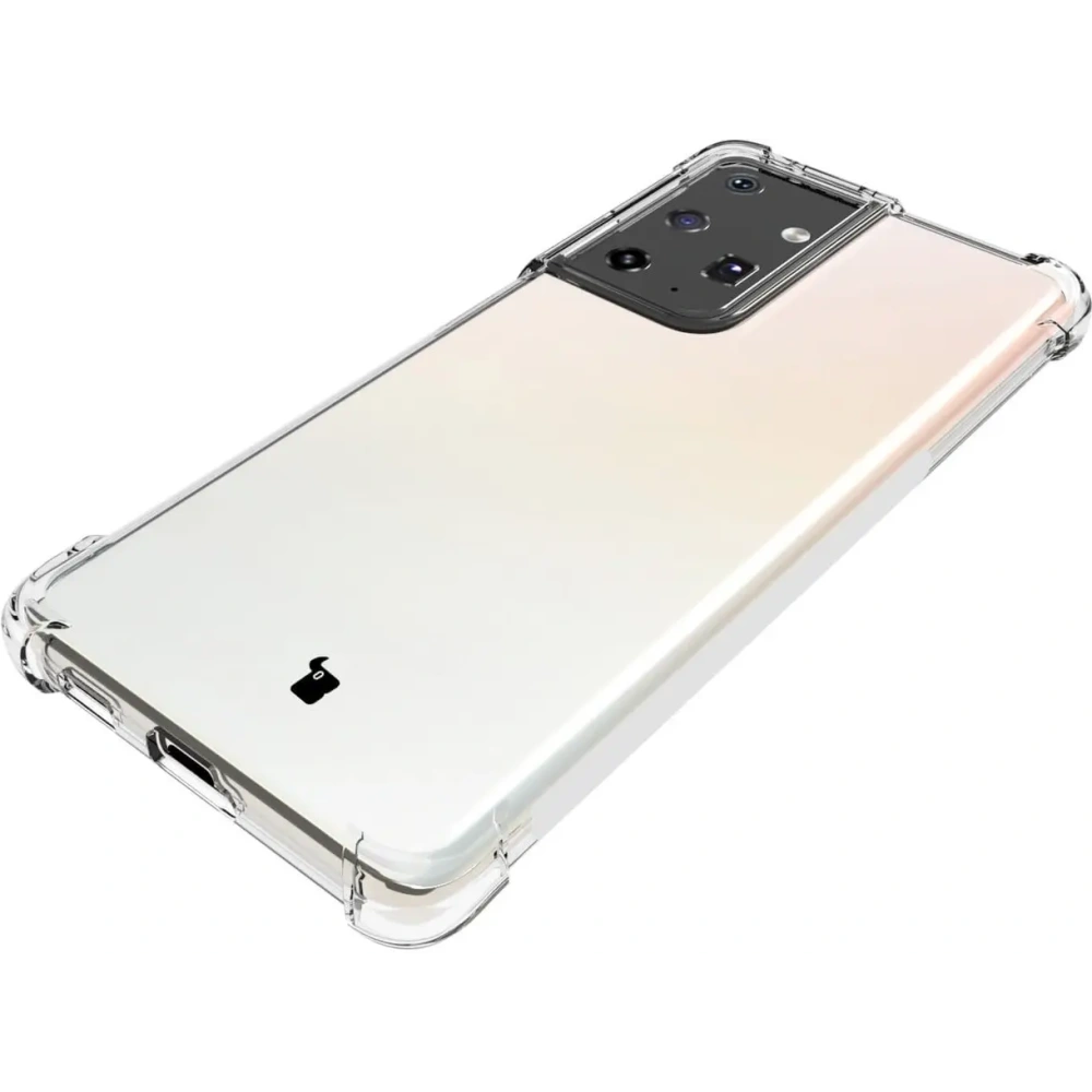 Hurtownia GSM - Etui + 2x folie + objektiv Bizon Case Clear Pack do Samsung Galaxy S21 Ultra průhledné - BIZ1539 - {ean13} - Hurt
