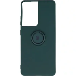 Hurtownia GSM - Bizon Case Inel din Silicon Samsung Galaxy S21 Ultra verde închis - BIZ7742 - {ean13} - Hurt