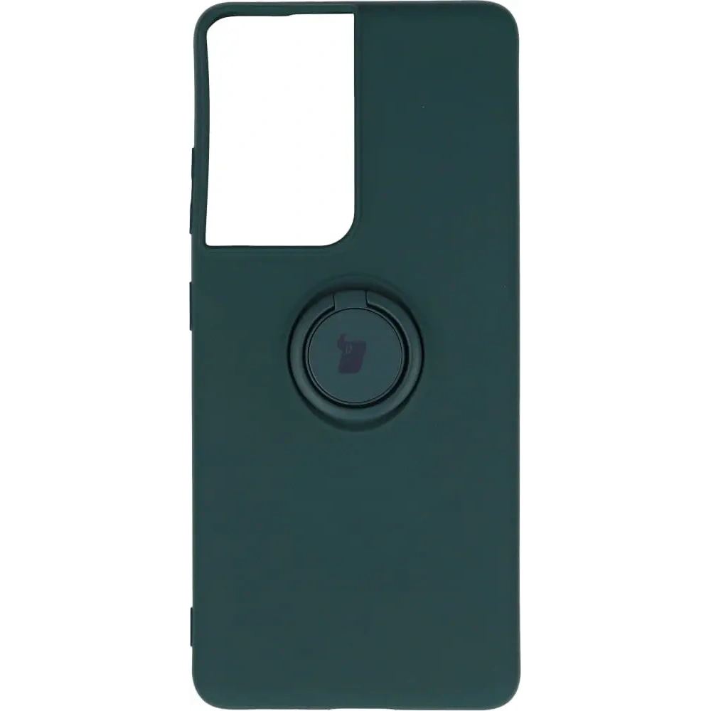 Hurtownia GSM - Bizon Case Silikonring Samsung Galaxy S21 Ultra dunkelgrün - BIZ7742 - {ean13} - Hurt