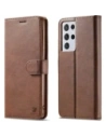Hurtownia GSM - Etui Bizon Case Wallet do Samsung Galaxy S21 Ultra brązowe - BIZ7743 - {ean13} - Hurt