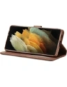 Hurtownia GSM - Etui Bizon Case Wallet do Samsung Galaxy S21 Ultra brązowe - BIZ7743 - {ean13} - Hurt