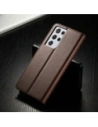Hurtownia GSM - Etui Bizon Case Wallet do Samsung Galaxy S21 Ultra brązowe - BIZ7743 - {ean13} - Hurt