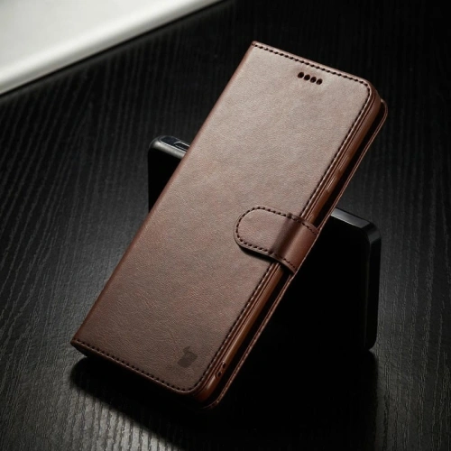 Etui Bizon Case Wallet do Samsung Galaxy S21 Ultra brązowe