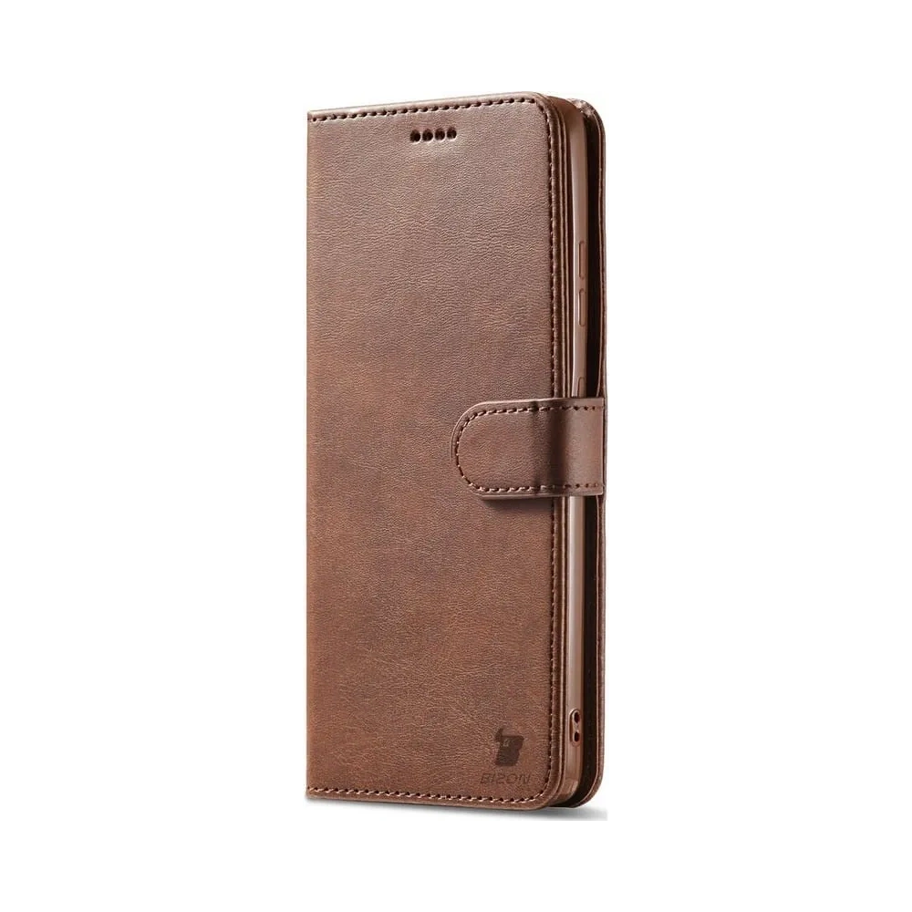Hurtownia GSM - Etui Bizon Case Wallet do Samsung Galaxy S21 Ultra brązowe - BIZ7743 - {ean13} - Hurt