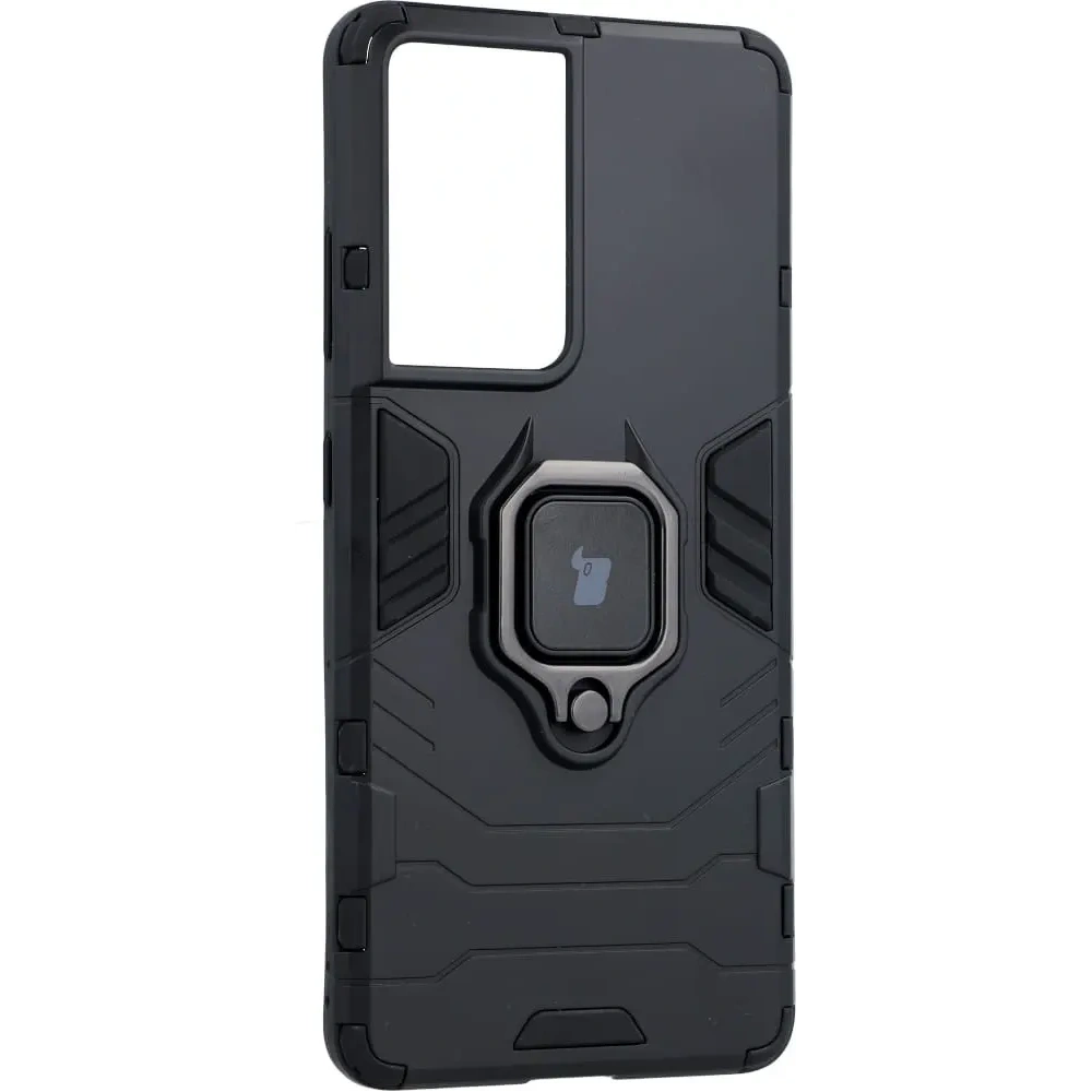 Hurtownia GSM - Bizon Case Armor Ring Samsung Galaxy S21 Ultra schwarz - BIZ7744 - {ean13} - Hurt