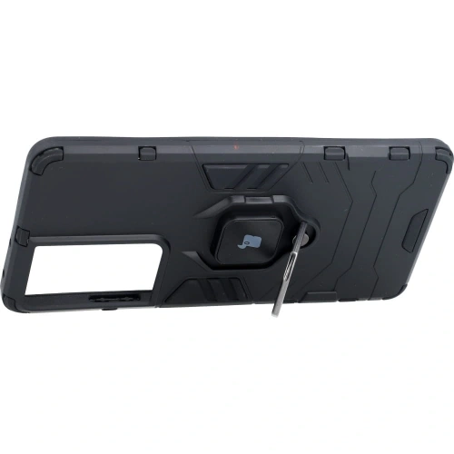 Etui Bizon Case Armor Ring do Samsung Galaxy S21 Ultra czarne