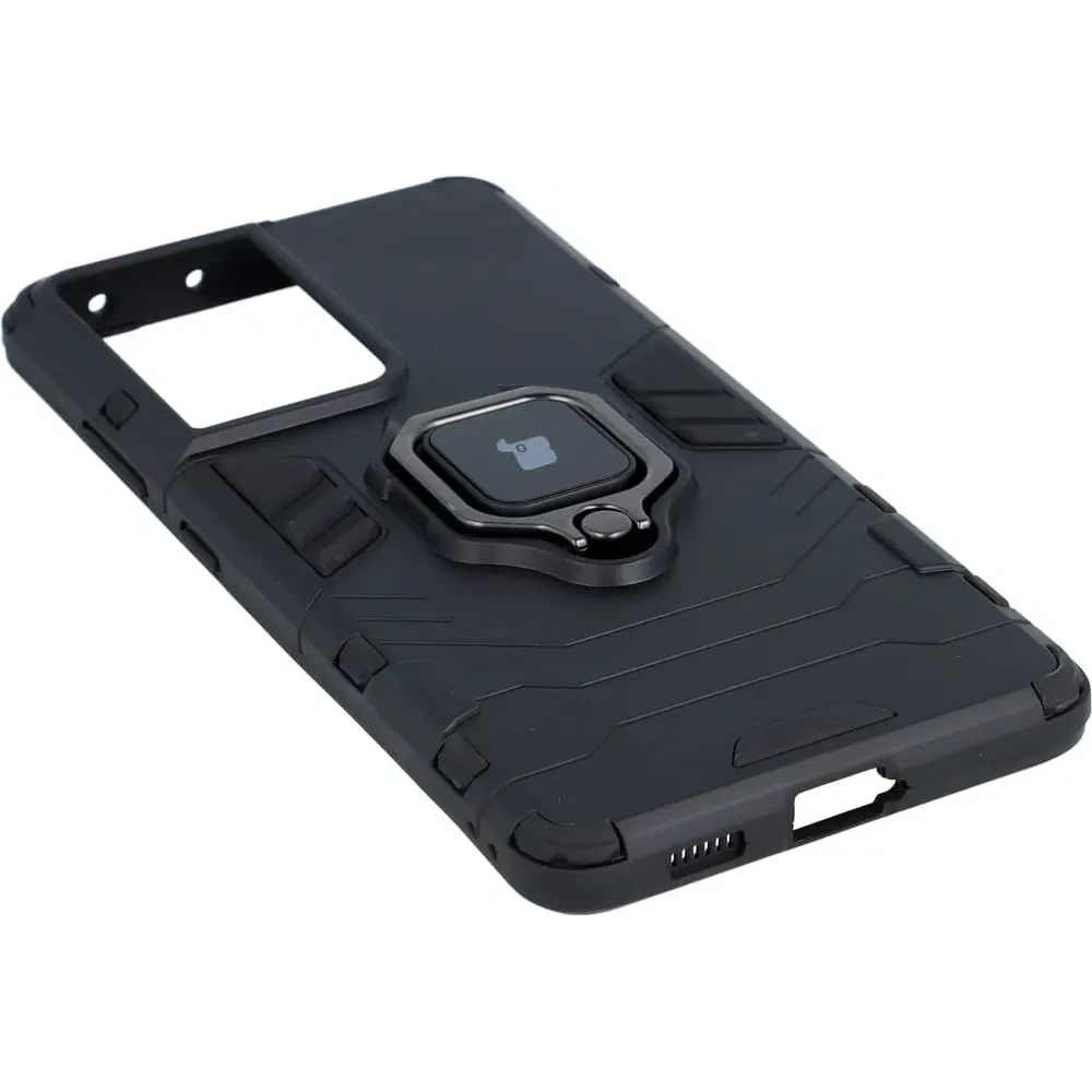 Wholesale Bizon Case Armor Ring Samsung Galaxy S21 Ultra black - BIZ7744 - {ean13} - Hurt