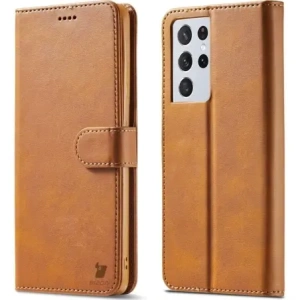 Hurtownia GSM - Bizon Case Wallet Samsung Galaxy S21 Ultra maro deschis - BIZ7745 - {ean13} - Hurt