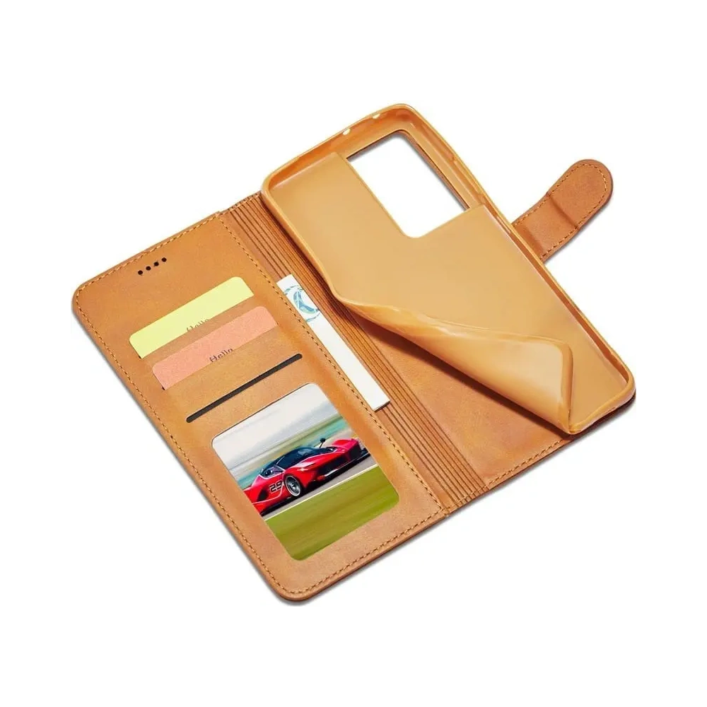Wholesale Bizon Case Wallet Samsung Galaxy S21 Ultra light brown - BIZ7745 - {ean13} - Hurt