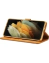 Wholesale Bizon Case Wallet Samsung Galaxy S21 Ultra light brown - BIZ7745 - {ean13} - Hurt