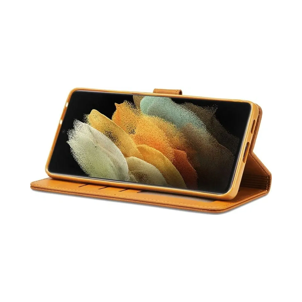 Hurtownia GSM - Bizon Case Wallet Samsung Galaxy S21 Ultra maro deschis - BIZ7745 - {ean13} - Hurt