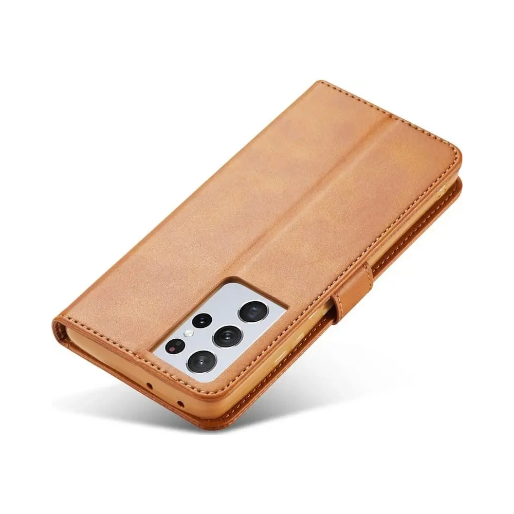 Wholesale Bizon Case Wallet Samsung Galaxy S21 Ultra light brown - BIZ7745 - {ean13} - Hurt