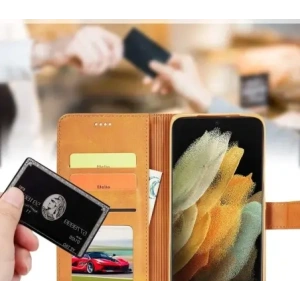 Hurtownia GSM - Bizon Case Wallet Samsung Galaxy S21 Ultra maro deschis - BIZ7745 - {ean13} - Hurt