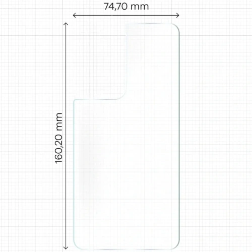 Folia hydrożelowa na tył Bizon Glass Hydrogel Samsung Galaxy S21 Ultra [2 PACK]