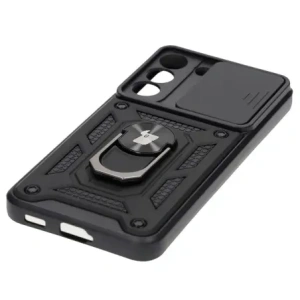 Hurtownia GSM - Bizon Case Camshield Pack tok + 2x kijelző üveg Samsung Galaxy S22 fekete - BIZ7746 - {ean13} - Hurt