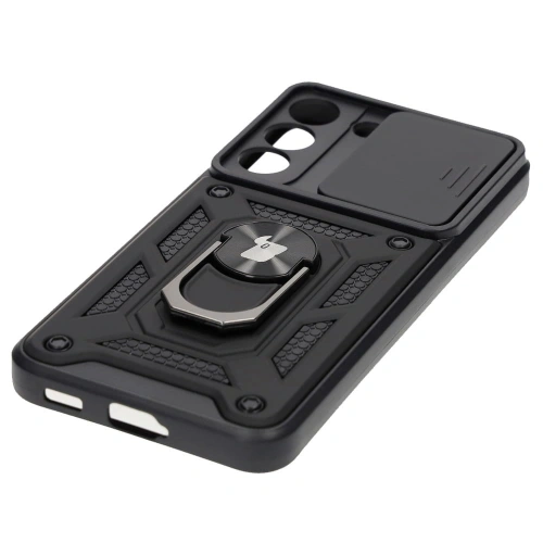 Etui + 2x szkło na ekran Bizon Case Camshield Pack do Samsung Galaxy S22 czarne