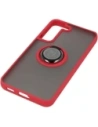 Wholesale Bizon Case Hybrid Ring Samsung Galaxy S22 smoky with a red frame - BIZ7747 - {ean13} - Hurt