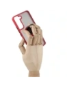 Wholesale Bizon Case Hybrid Ring Samsung Galaxy S22 smoky with a red frame - BIZ7747 - {ean13} - Hurt