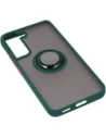 Wholesale Bizon Case Hybrid Ring Samsung Galaxy S22 smoky with a dark green frame - BIZ1550 - {ean13} - Hurt