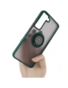 Wholesale Bizon Case Hybrid Ring Samsung Galaxy S22 smoky with a dark green frame - BIZ1550 - {ean13} - Hurt