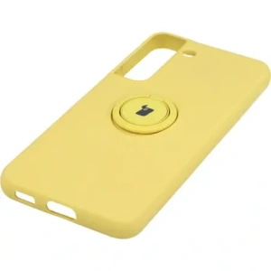 Hurtownia GSM - Etui Bizon Case Silicone Ring do Samsung Galaxy S22 żółte - BIZ7748 - {ean13} - Hurt