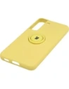 Hurtownia GSM - Etui Bizon Case Silicone Ring do Samsung Galaxy S22 żółte - BIZ7748 - {ean13} - Hurt