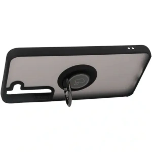 Wholesale Bizon Case Hybrid Ring Samsung Galaxy S22 smoky with a black frame - BIZ1553 - {ean13} - Hurt