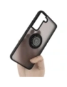 Hurtownia GSM - Etui s úchopem na prst Bizon Case Hybrid Ring pro Samsung Galaxy S22 kouřové s černým rámečkem - BIZ1553 - {ean13} - Hurt