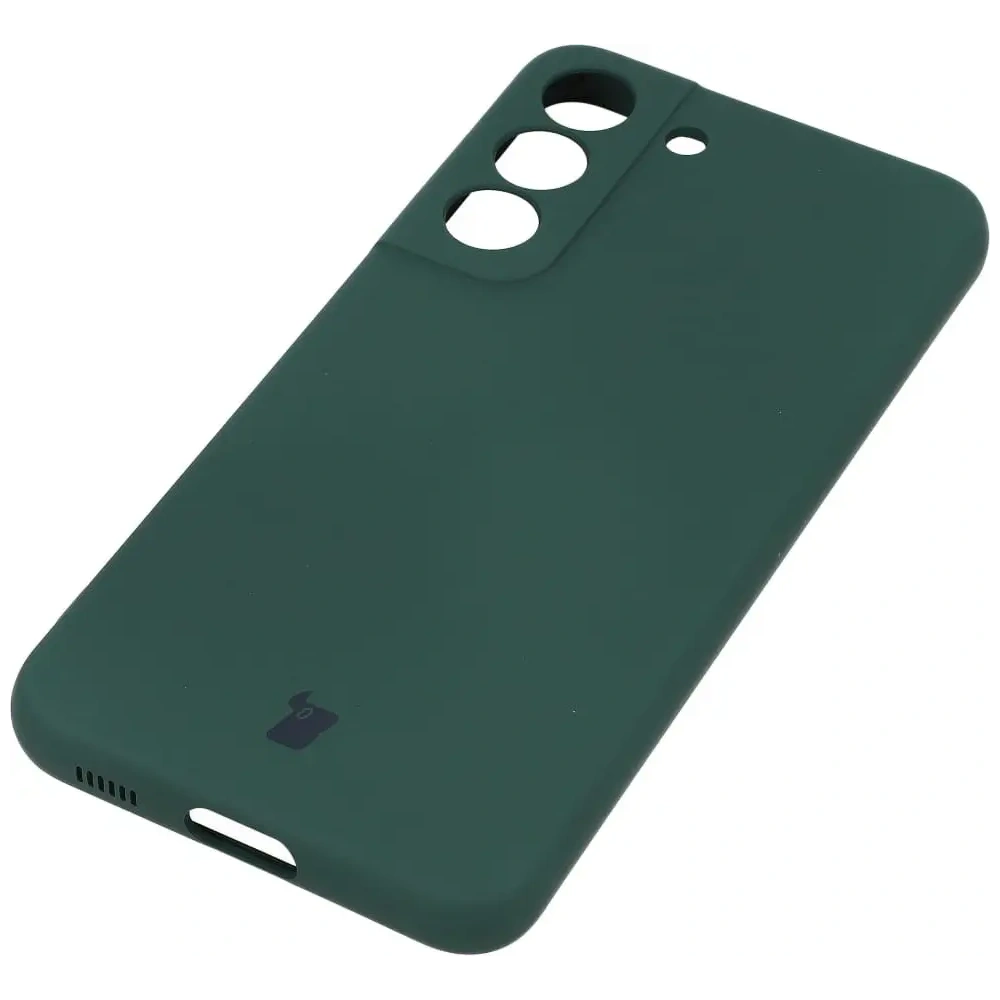 Hurtownia GSM - Etui Bizon Case Silicone do Samsung Galaxy S22 ciemnozielone - BIZ7750 - {ean13} - Hurt