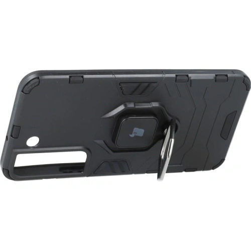 Etui Bizon Case Armor Ring do Samsung Galaxy S22 czarne