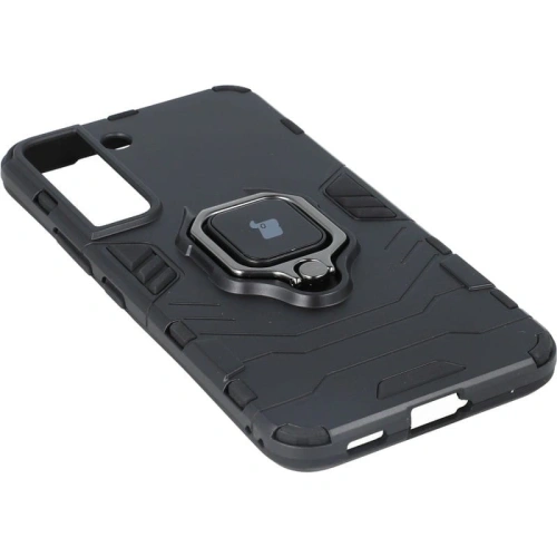 Etui Bizon Case Armor Ring do Samsung Galaxy S22 czarne