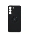 Etui Bizon Case Silicone Ring do Samsung Galaxy S22 czarne