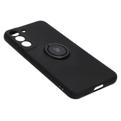 Etui Bizon Case Silicone Ring do Samsung Galaxy S22 czarne