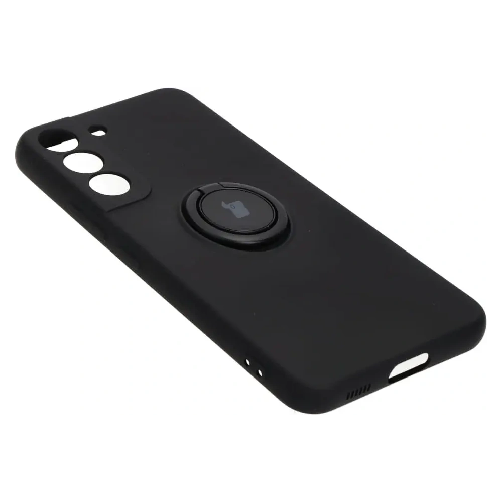 Hurtownia GSM - Etui Bizon Case Silicone Ring do Galaxy S22, czarne - BIZ7752 - {ean13} - Hurt