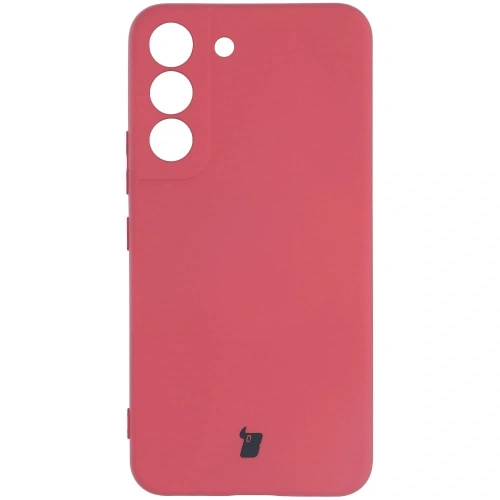 Etui Bizon Case Silicone do Samsung Galaxy S22 ciemny róż
