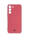 Etui Bizon Case Silicone do Samsung Galaxy S22 tmavě růžová