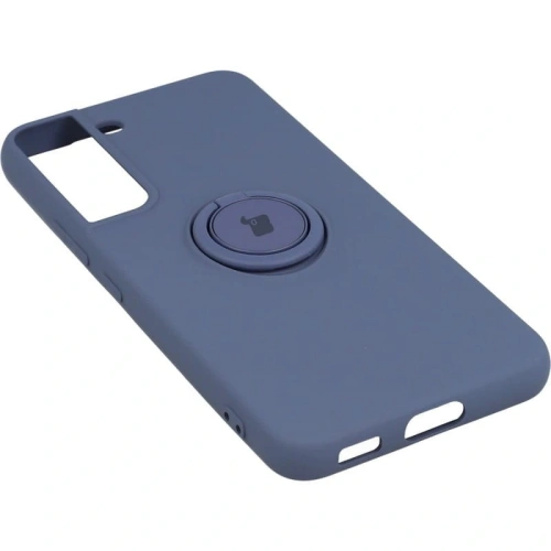 Etui Bizon Case Silicone Ring do Samsung Galaxy S22 szare