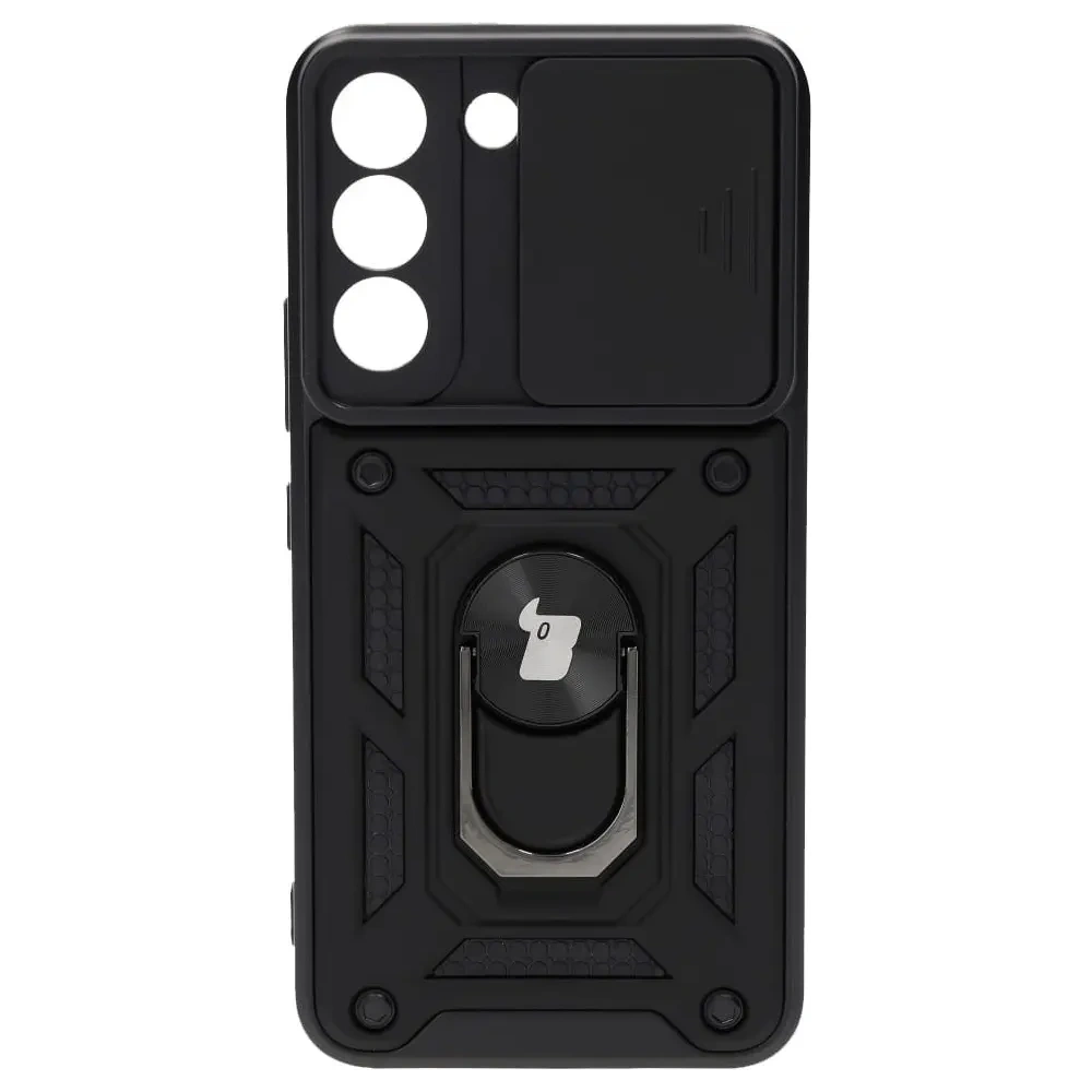 Hurtownia GSM - Etui Bizon Case CamShield Ring do Samsung Galaxy S22 czarne - BIZ7755 - {ean13} - Hurt