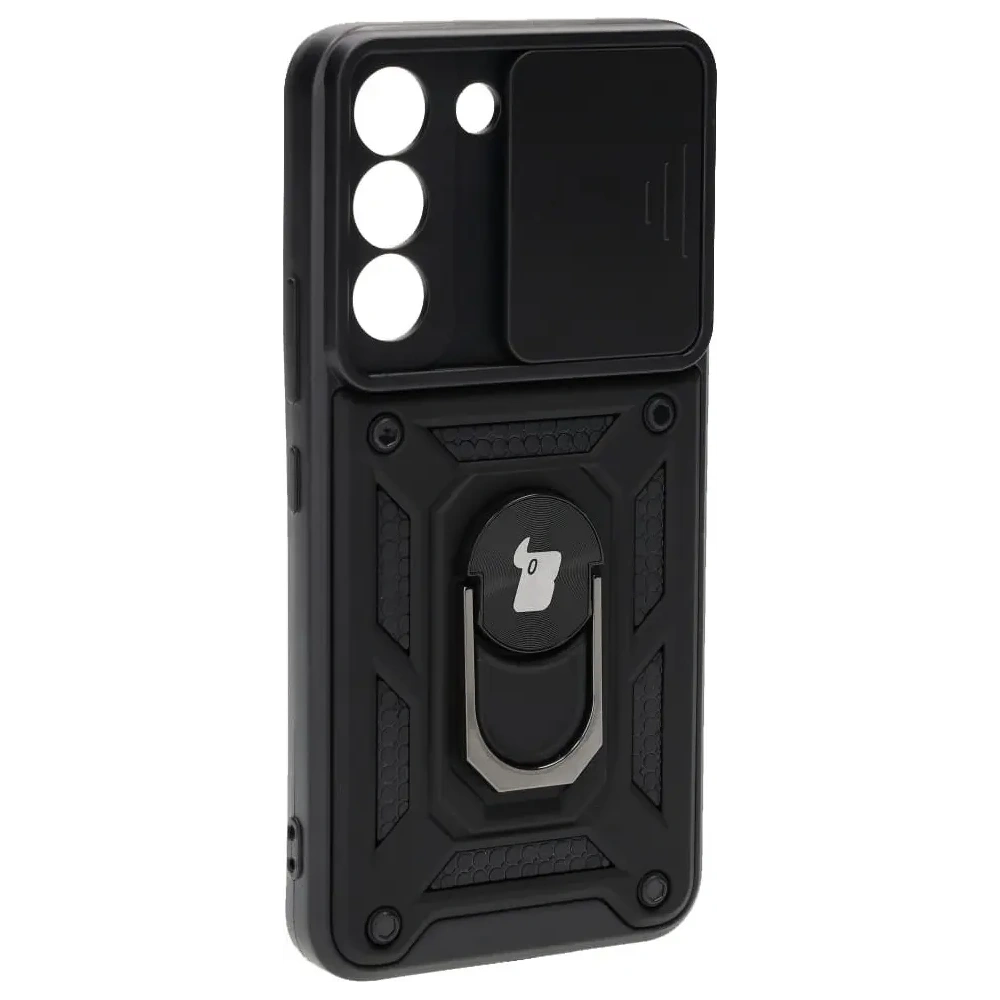 Hurtownia GSM - Etui Bizon Case CamShield Ring do Samsung Galaxy S22 czarne - BIZ7755 - {ean13} - Hurt
