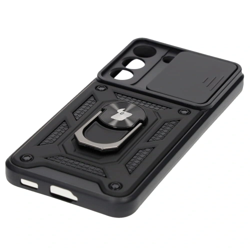 Etui Bizon Case CamShield Ring do Samsung Galaxy S22 czarne