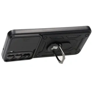 Hurtownia GSM - Etui Bizon Case CamShield Ring do Samsung Galaxy S22 czarne - BIZ7755 - {ean13} - Hurt