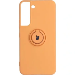 Hurtownia GSM - Etui Bizon Case Silicone Ring do Samsung Galaxy S22 pomarańczowe - BIZ7756 - {ean13} - Hurt