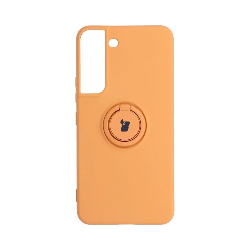 Hurtownia GSM - Etui Bizon Case Silicone Ring do Galaxy S22, pomarańczowe - BIZ7756 - {ean13} - Hurt