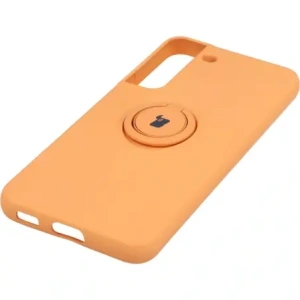 Hurtownia GSM - Etui Bizon Case Silicone Ring do Samsung Galaxy S22 pomarańczowe - BIZ7756 - {ean13} - Hurt