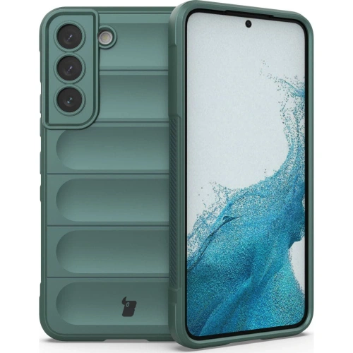Pancerne etui Bizon Case Tur do Samsung Galaxy S22 ciemnozielone