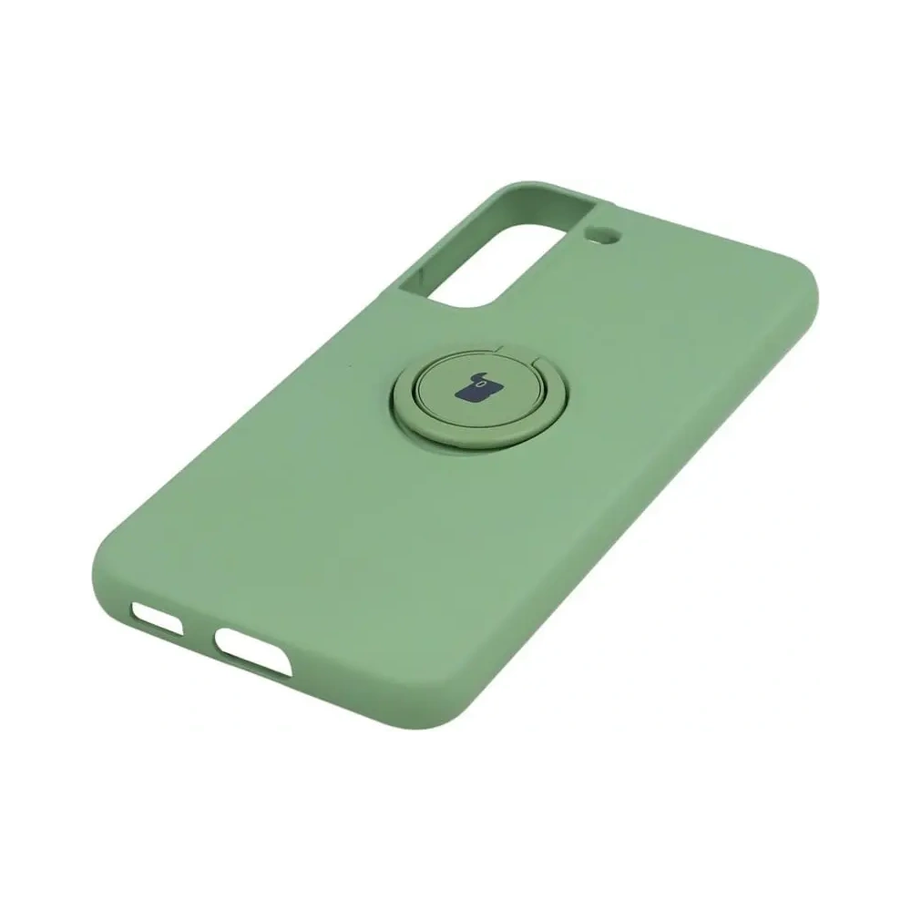 Hurtownia GSM - Etui Bizon Case Silicone Ring do Samsung Galaxy S22 jasnozielone - BIZ7759 - {ean13} - Hurt
